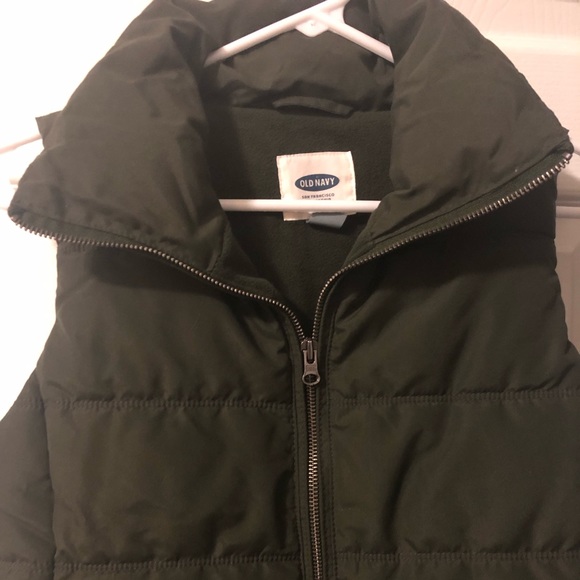 Old Navy Vest-Small Petite (Hunter green) like new - Picture 5 of 7